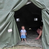 В полевые лагеря МЧС прибывают беженцы