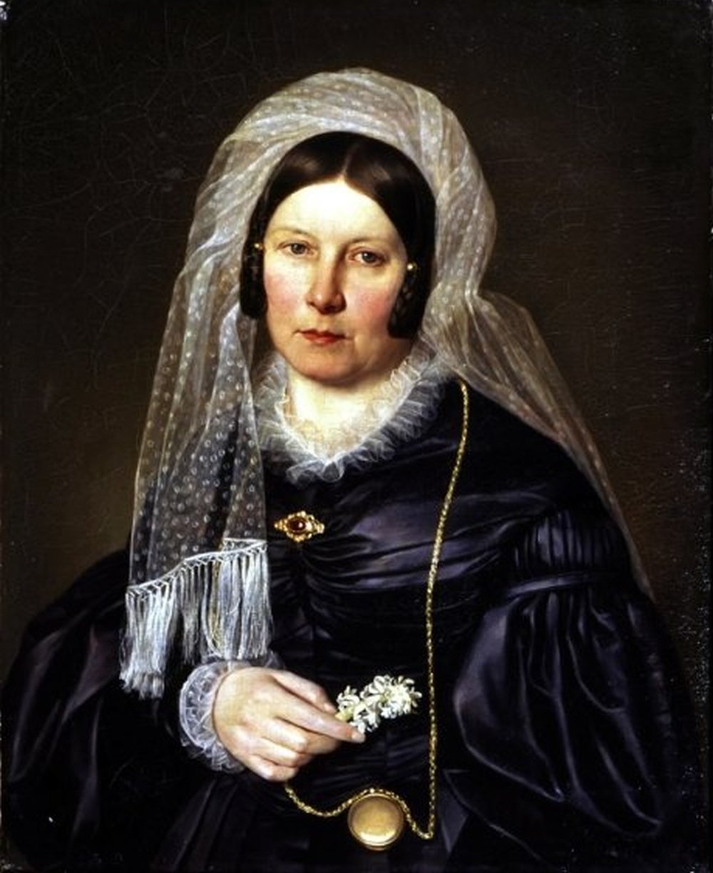 Неизвестный художник. Екатерина Андреевна Карамзина, супруга историографа. Конец 1830-х гг.