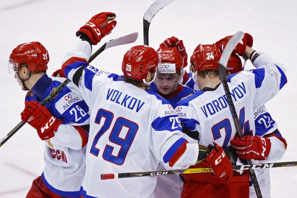 Сборная РФ разгромила латвийцев на молодежном чемпионате мира по хоккею