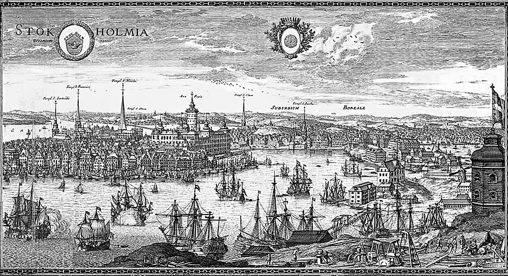 Стокгольм. 1693 г. Гравюра.