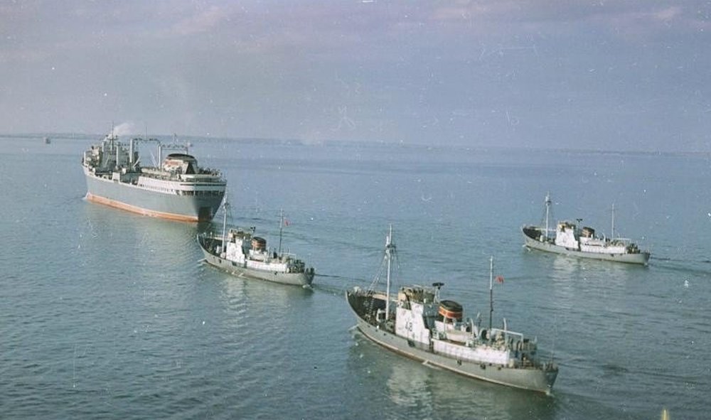 Китобойная флотилия, на которой разворачивались события статьи.