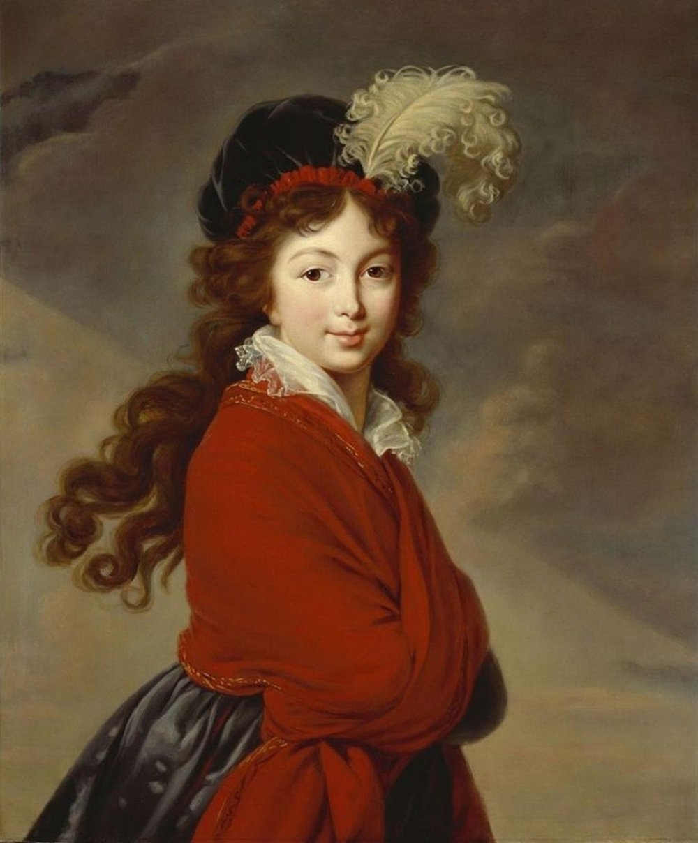 М.-Л.-Э. Виже-Лебрен. Портрет великой княгини Анны Федоровны. Около 1796 года.