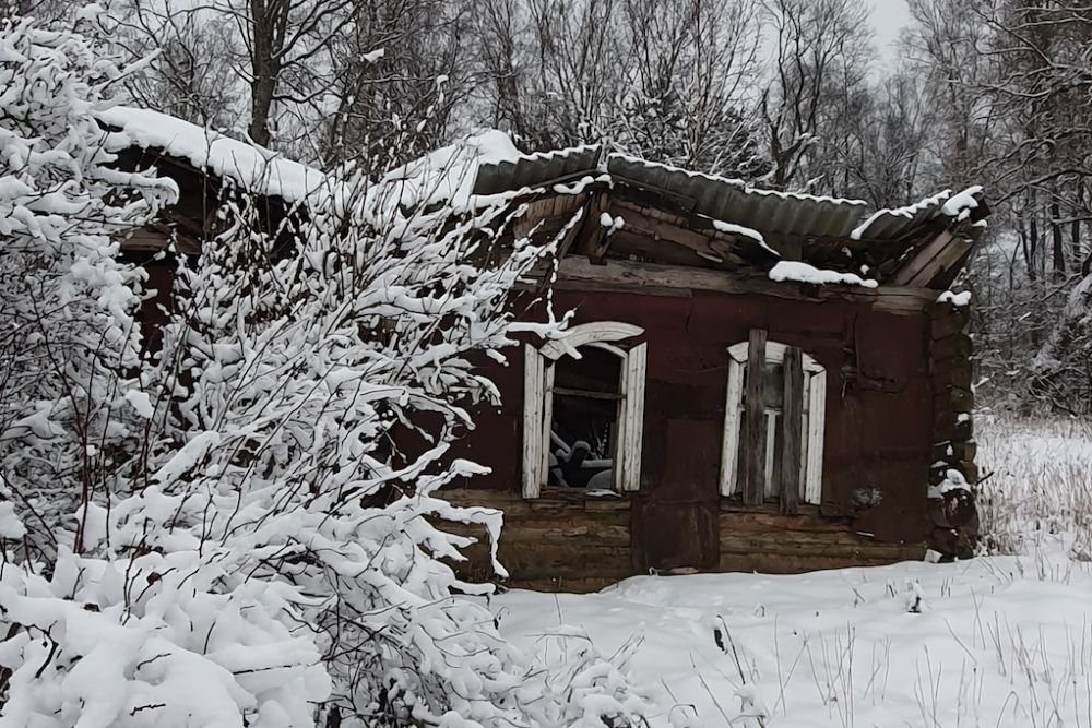 Один из брошенных домов в Милюкове. / Артем Локалов