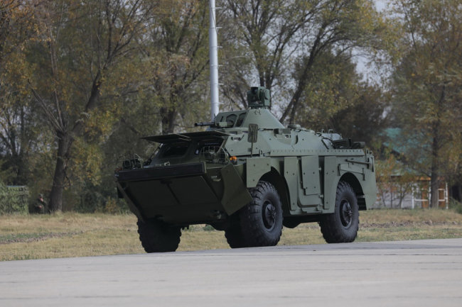 БРДМ-2М готовы к отражению провокаций на границе Таджикистана
